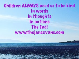 children always need us to be kind poster june 16